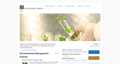 Desktop Screenshot of environmentalprograms.net